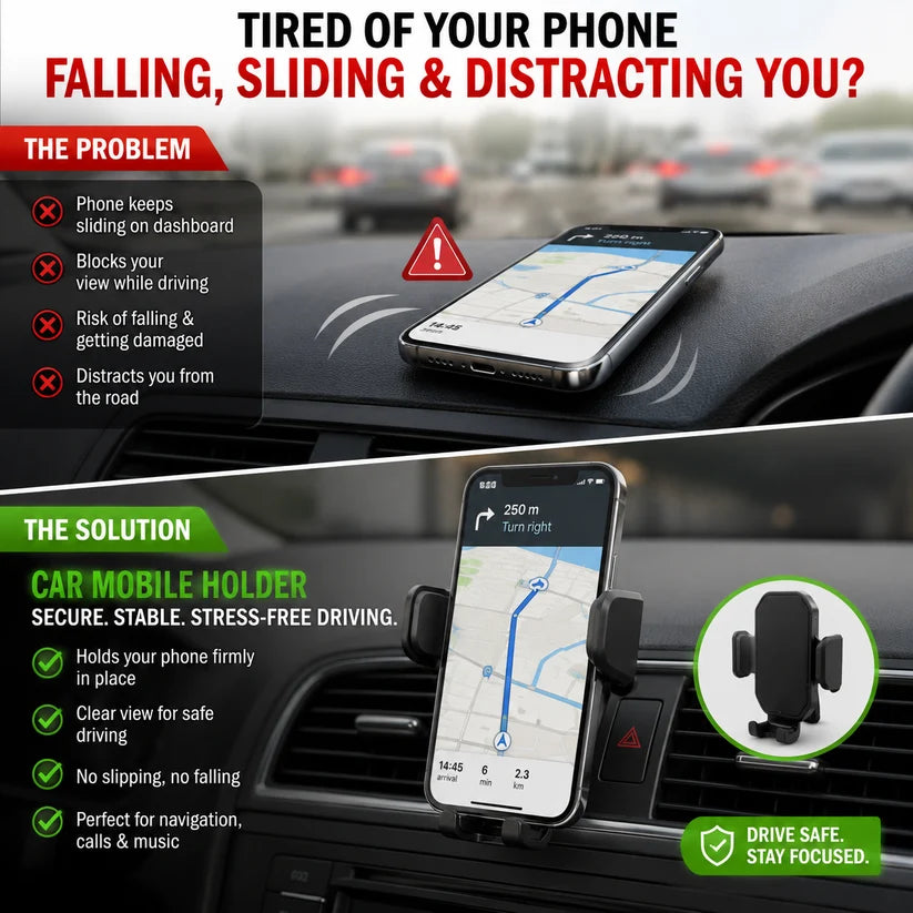Car Mobile Holder — Secure Your Phone While You Drive