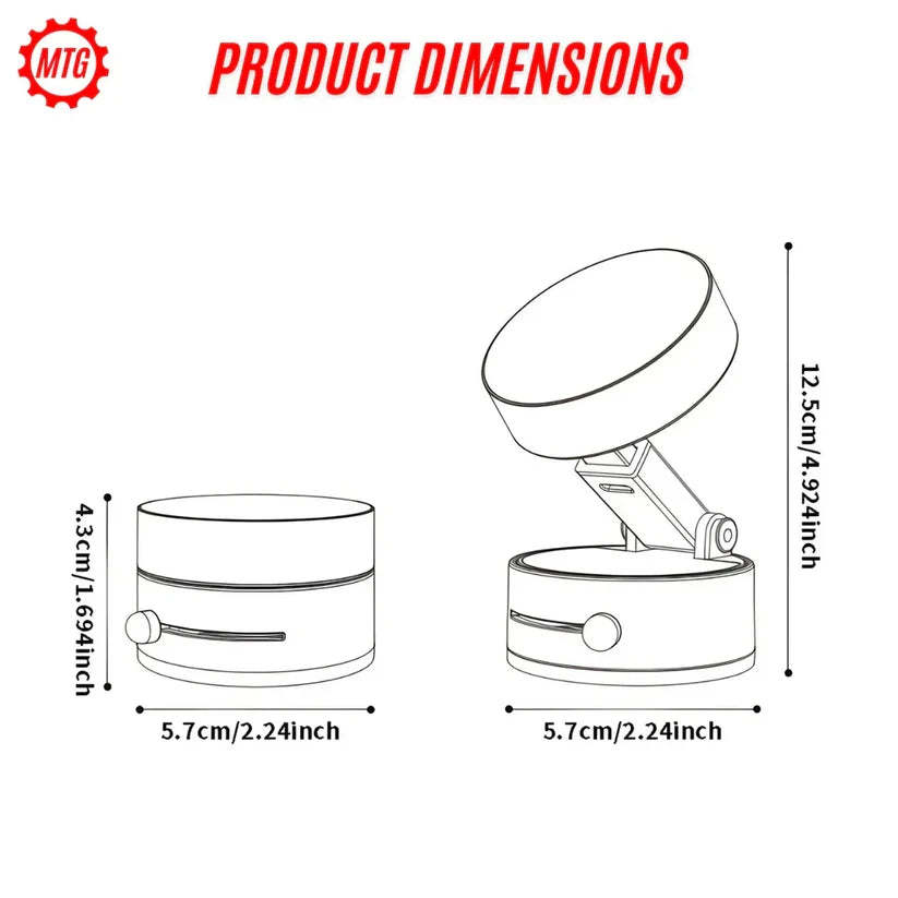 Magnetic Suction Phone Holder (Car, Home & Office)