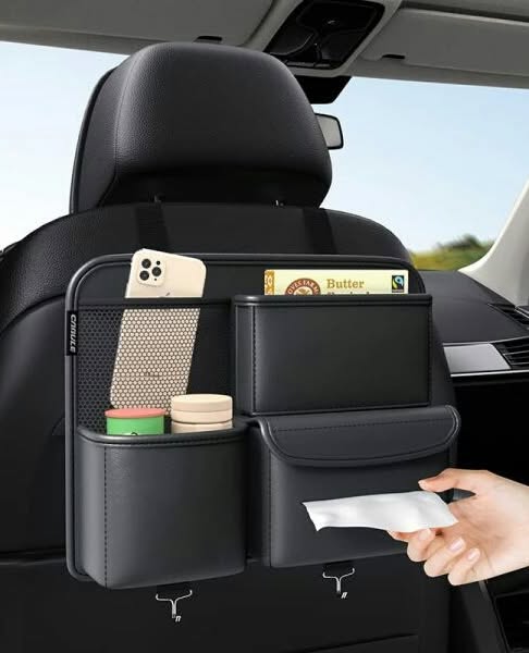 pack of 2 Car Backseat Organizer – Keep Your Car Neat & Clutter-Free!